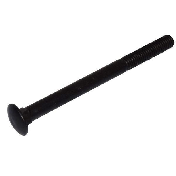 M8x1.25x100 Carriage Bolt (Black Zinc)