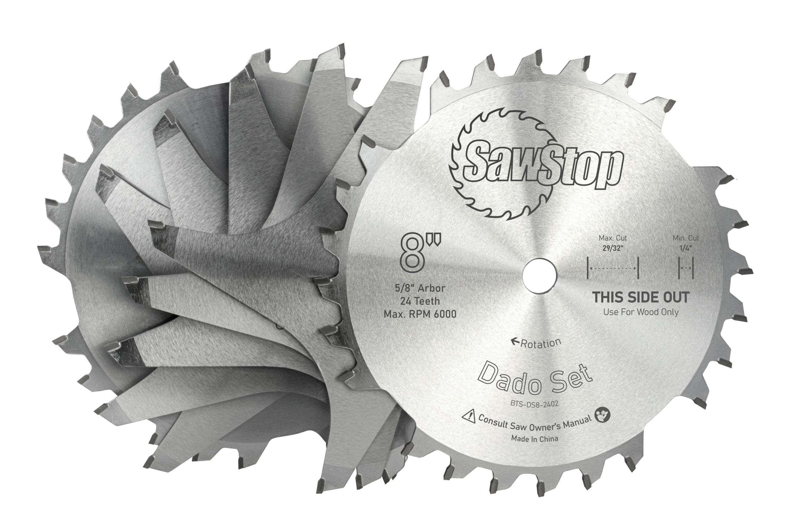 8 Premium Dado Set SawStop Part Store