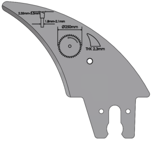 Riving Knife (250mm Blade) for CTS (Australia only)