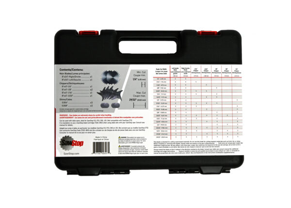 Dado Blade Set Carrying Case (case only, with labels) - Image 2